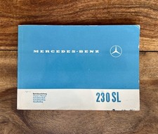 Betriebsanleitung Mercedes 230 SL W 113 Pagode Bedienungsanleitung