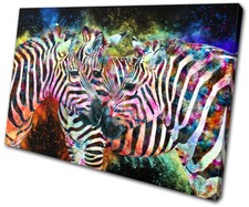 Colourful Abstract Zebra