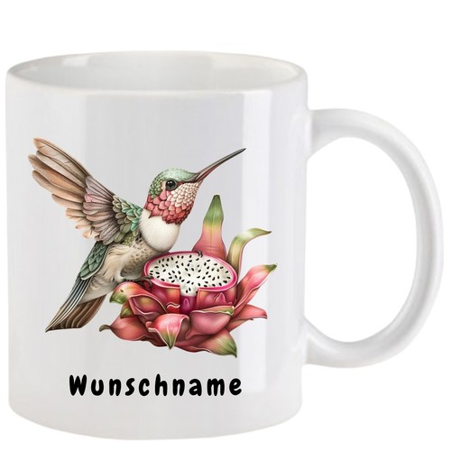 Tasse mit kolibri - mit,