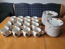 Weihnachtsgeschirr 16/17 Personen Kaffeeservice Weihnachten Advent