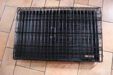 Feandrea Hundetransportbox __ Drahtbox faltbar __ ca. 90 x 57 x 63 cm