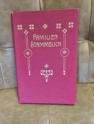Familienstammbuch famlie heinz - familienstammbuch,