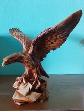 Adler Kunststein-Dekofigur in Steinoptik H 33 cm. 