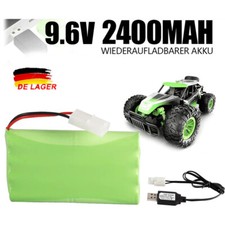 9,6V NiMH Akku 2400mAh Pack Tamiya Stecker mit USB-Ladegerät für RC Auto Drone~
