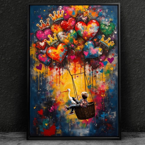 Wandbild pop art graffiti - ✅,
