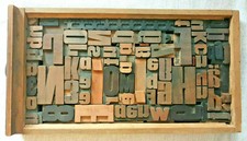 Holzbuchstaben collage om - collage,