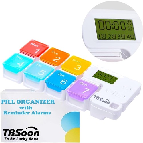 Pillenbox tage mit alarm - 7,