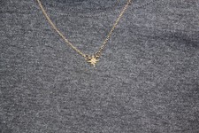HALSKETTE GOLDFARBEN 36 cm  MIT KLEINEM STERN