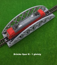 Brücke Spur N 1 gleisig - 3 tlg. Bausatz -  3D Druck PLA 4 Farben (9)