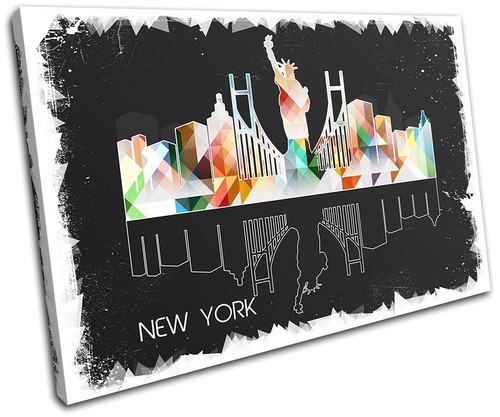 New york geometrische stadt - new,
