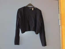 Sehr eleganter blauer Bolero Jacke Weste gr.38  Mariposa nur 1xgetragen