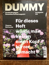 Dummy Heft 56 Schwule Magazin Gesellschaftsmagazin Zeitschrift AUSVERKAUFT