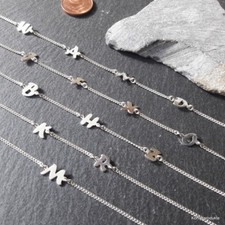 Buchstaben Armband in 925er