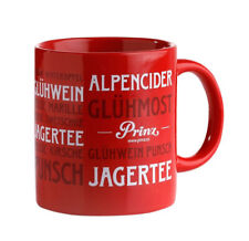 Prinz Glühwein Punsch Jagertee Winter Tasse Weihnachten Rot 0,25l