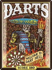 LANOLU XXL Retro Blechschild