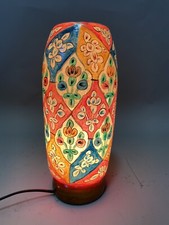 handbemalte Orient Lampe Kamelleder Tischlampe Camel Skin leather Table lamp IT3