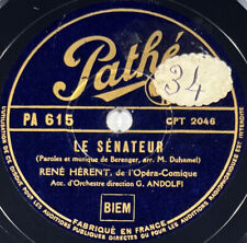 René Hérent: Le senateur /