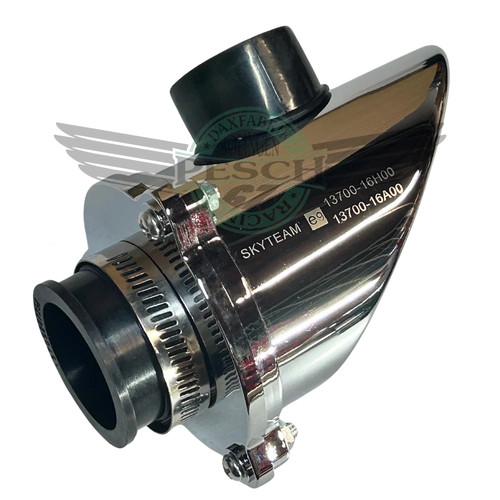 Luftfilter chrom mit nummer - mit, e-nummer