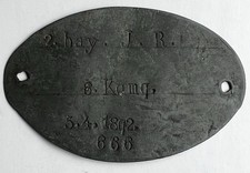 Erkennungsmarke EKM  Kgl