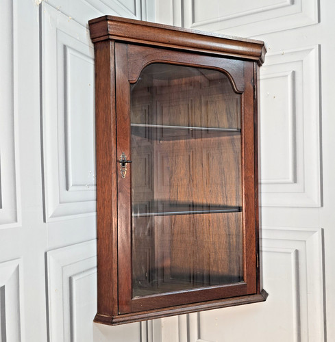 Antike eckvitrine glas - antike,