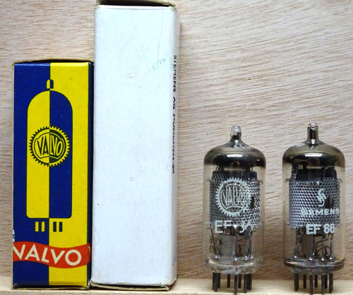 Pair valvo ef86 über - über, %