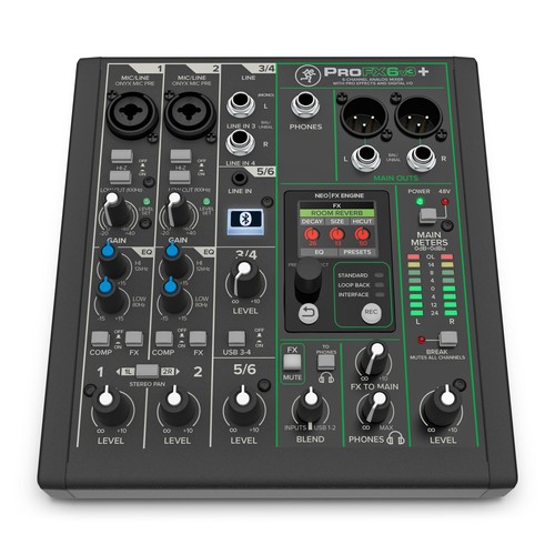 Mackie profx6v3 kanaliger - mackie, 6-kanaliger