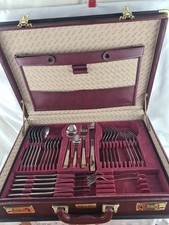 30tlg. Besteck Edelstahl 18/10 Justinus -  für 6 Personen im Koffer