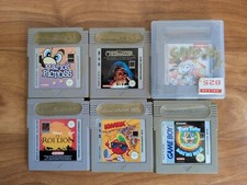 Gameboy Spiele Bundle 6 Stk. (Mario, Snoopy, Kwirk) gebraucht - funktionstüchtig