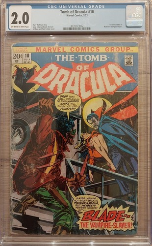 Tomb dracula cgc 2 0 - #10, 2.0