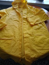 Friesennerz Segeljacke PVC Regenjacke Raincoat Mantel Jacket Gr. L.  -96-