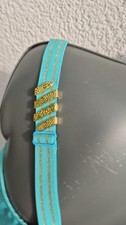 BH oder Bikinioberteil Marlies Dekkers, Balcony Unpadded, Türkis, Gold, 90D