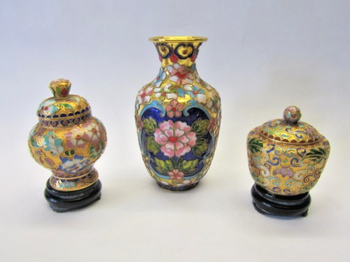 China cloisonné 3kl - 3kl., vasen