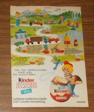 Seltene Werbung Ü-Ei Kinder