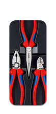 KNIPEX Zangen-Set Montage 3-teilig
