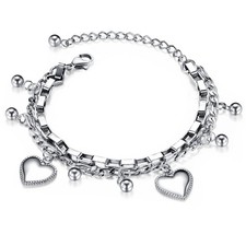 Herzen Symbol Charme Armband