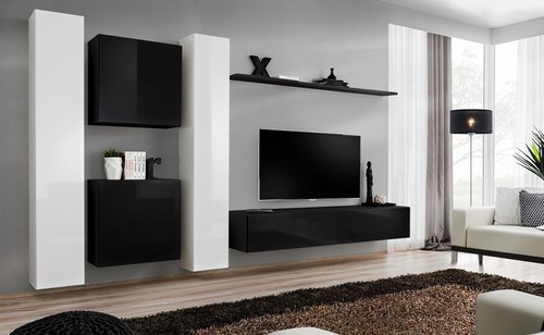 Anbauwand wohnwand wohnzimmer - anbauwand,