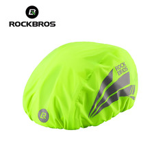 ROCKBROS Helmüberzug Fahrradhelm Regenschutz Regenüberzug Reflektor Helmschutz