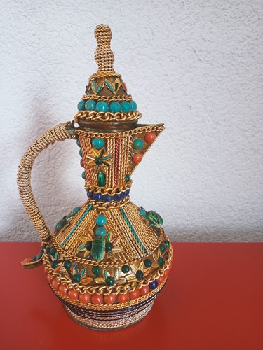 Orient messingkanne mit deckel - messingkanne,