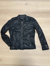 Herren Jacke Lederjacke Diesel Größe L Schwarz Neu