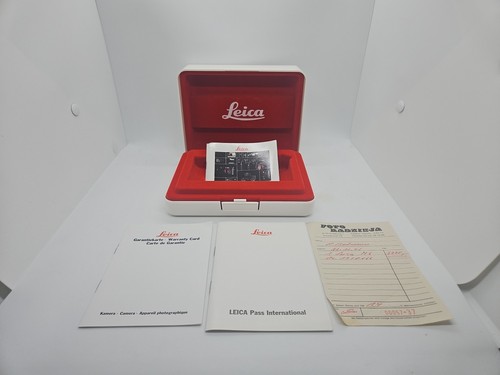Leica box case mit - m6, papiere