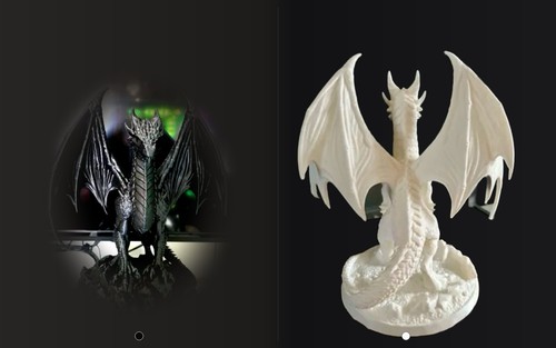 Drachen figur druck - drachen, 3d