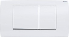 Geberit Betätigungsplatte Twinline30 weiß/glanzchrom Drückerplatte 115899KJ1