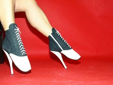 High heels, ballet boots  jeans  producer Poland -heels 20cm SIZE 37-47  FS1243