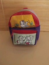 Ferrero❣️ Happy Hippo ❤️Rucksack klein‼️ Rarität❌ Vintage⛔TOP❗mit Karabinerhaken