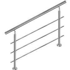 Edelstahl Treppengelander Handlauf Edelstahl Geländer für Treppen Balkon Brüs...