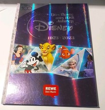 Rewe/ Sammelalbum/ 100 Jahre Disney/  unvollständig/ Buch/ Erinnerung/ 1923-2023