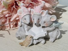 Weihnachtsdeko Maus Trio mit