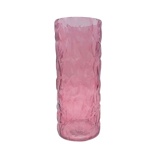Glas vase rot 3 - rot, cm