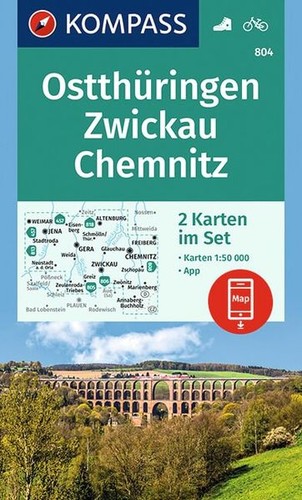 Kompass wanderkarten set 804 - wanderkarten-set,