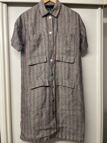 Leinenkleid bitte kai rand - leinenkleid,
